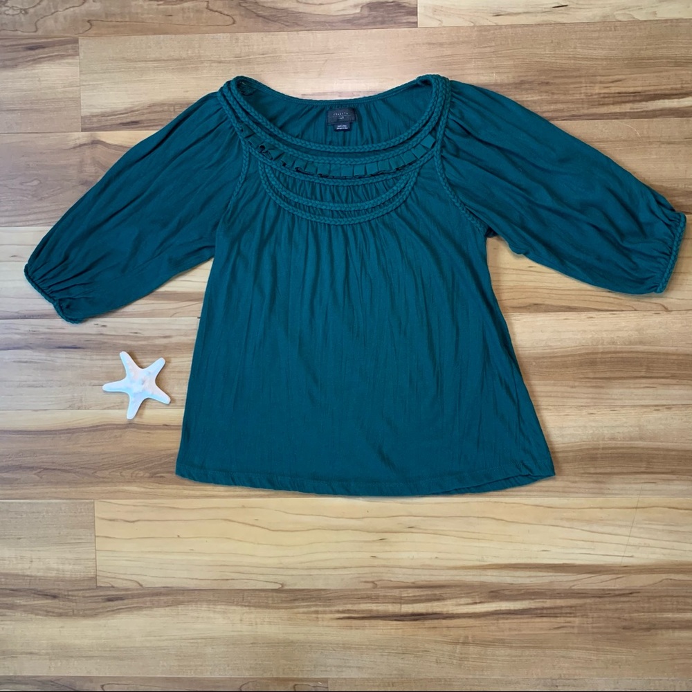 Anthropologie Deletta Women’s Braided Top, Small